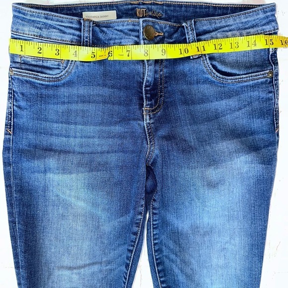 EUC Women’s Size 6 Kut From The Kloth Toothpick Skinny Denim Blue Jeans - Picture 7 of 8